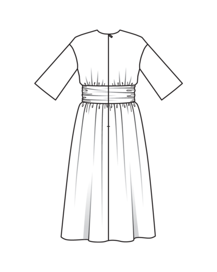 Robe en viscose n°107 | Burda Style 06/24