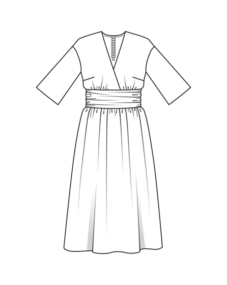 Robe en viscose n°107 | Burda Style 06/24