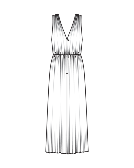 Robe en tissu mailles n°108 | Burda Style 06/24
