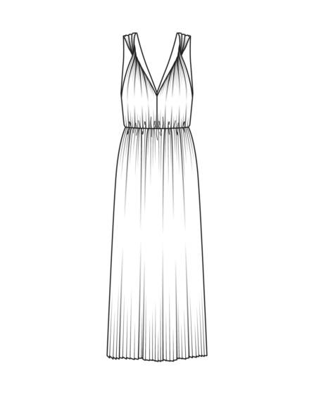 Robe en tissu mailles n°108 | Burda Style 06/24