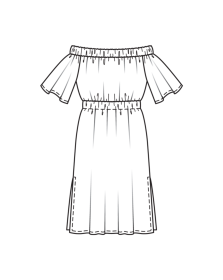 Robe en viscose n°102 | Burda Style 07/24