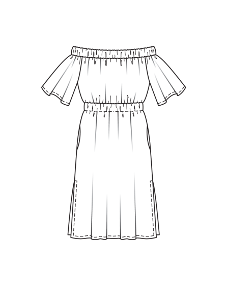 Robe en viscose n°102 | Burda Style 07/24