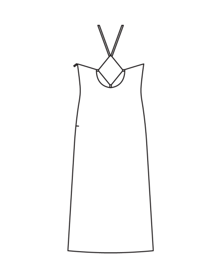 Robe en satin n°110 | Burda Style 07/24
