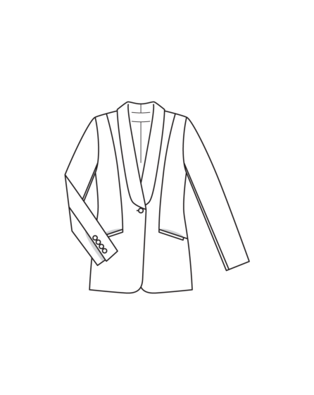 Blazer en viscose n°127 | Burda Style 07/24 best of Burda Style 04/13