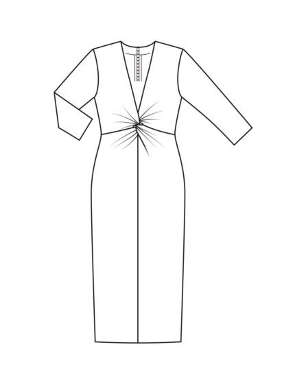 Robe en coton n°130 | Burda Style 07/24 best of Burda Style 03/20