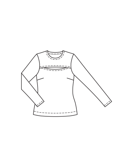 T-shirt en tricot n°101 | Burda Style 08/24