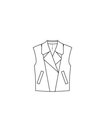 Gilet en lainage n°110 | Burda Style 08/24