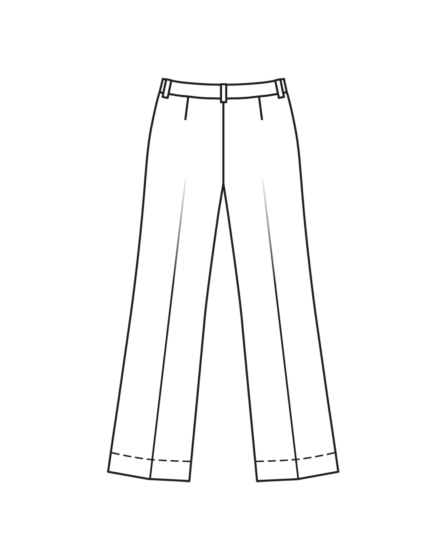 Pantalon en velours n°113 | Burda Style 08/24