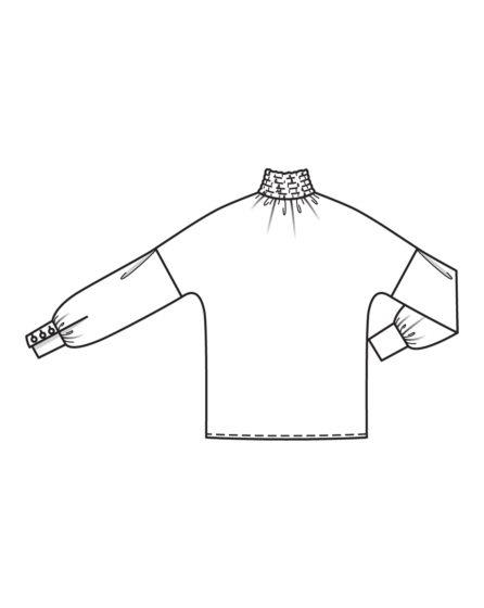 Blouse en viscose n°116 | Burda Style 08/24