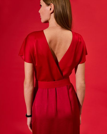 Robe en satin n°120 | Burda Style 08/24
