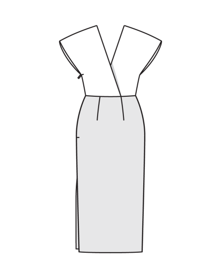 Robe en satin n°120 | Burda Style 08/24