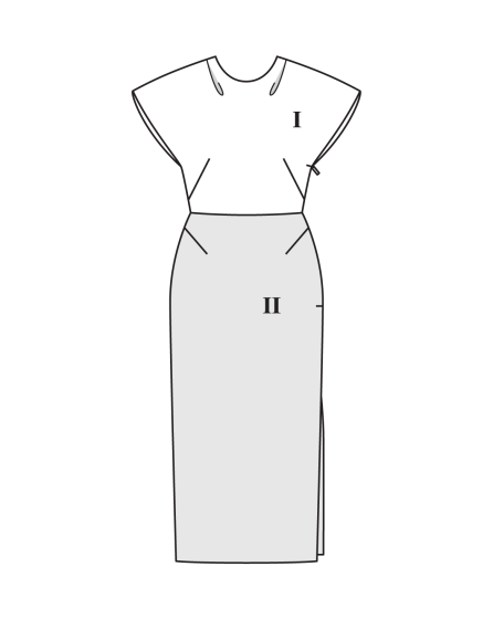 Robe en satin n°120 | Burda Style 08/24