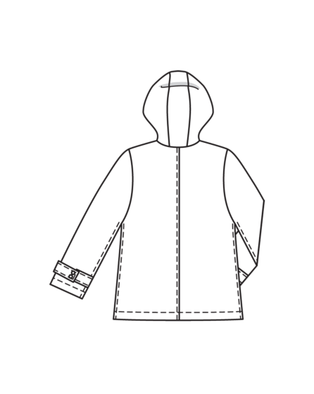 Parka en coton enduit n°123 | Burda Style 08/24