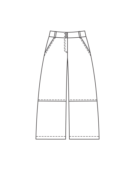 Pantalon en denim n°109 | Burda Style 09/24