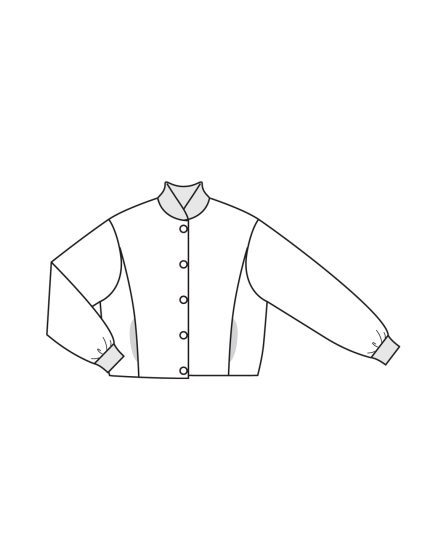 Blouson en tissu structuré n°113 | Burda Style 10/24