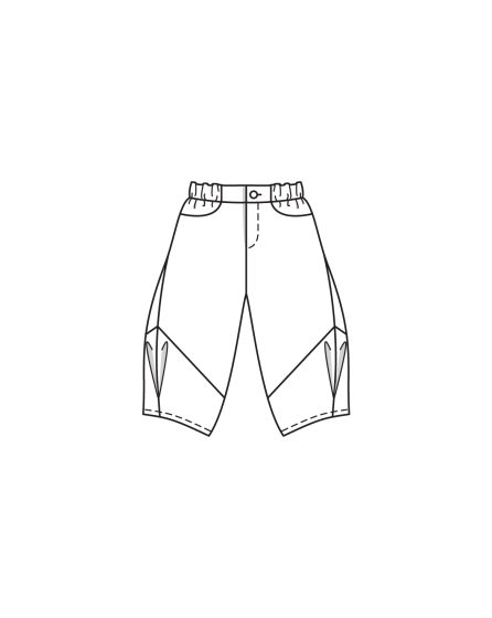 Pantalon en coton n°122 | Burda Style 10/24