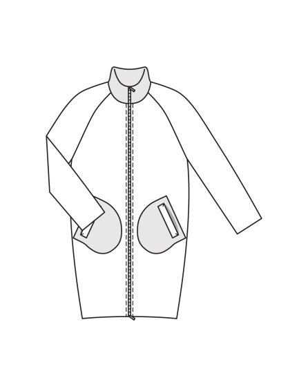 Manteau en maille n°126 | Burda Style 10/24 best of Burda Style 09/16