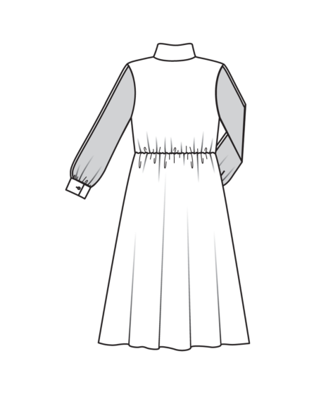 Robe en polyester n°108 | Burda Style 11/24