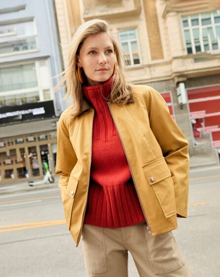 Veste en gabardine n°110 | Burda Style 11/24