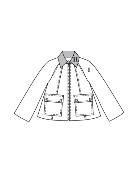 Veste en gabardine n°110 | Burda Style 11/24