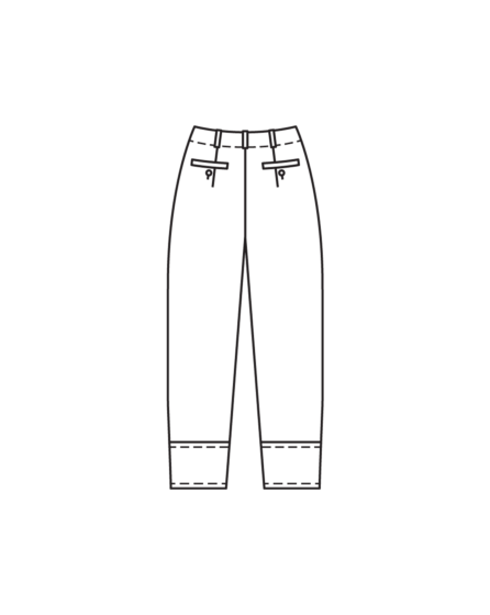 Pantalon en coton n°115 | Burda Style 11/24
