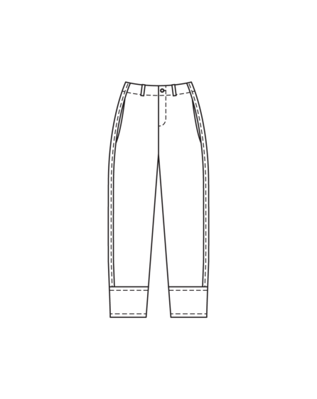 Pantalon en coton n°115 | Burda Style 11/24