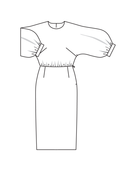 Robe en crêpe n°101 | Burda Style 12/24