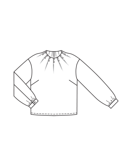 Blouse en popeline n°106 | Burda Style 12/24