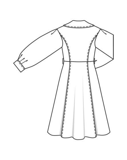 Manteau en polyester n°111 | Burda Style 12/24