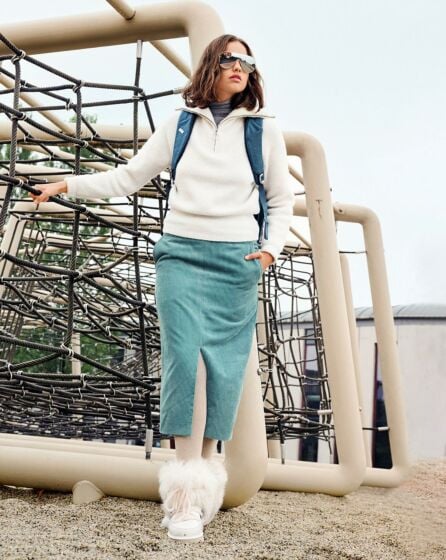 Jupe en velours côtelé n°101 | Burda Style 01/25