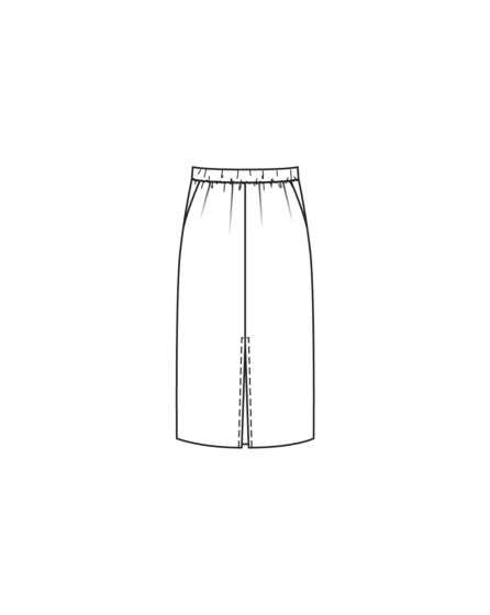 Jupe en velours côtelé n°101 | Burda Style 01/25