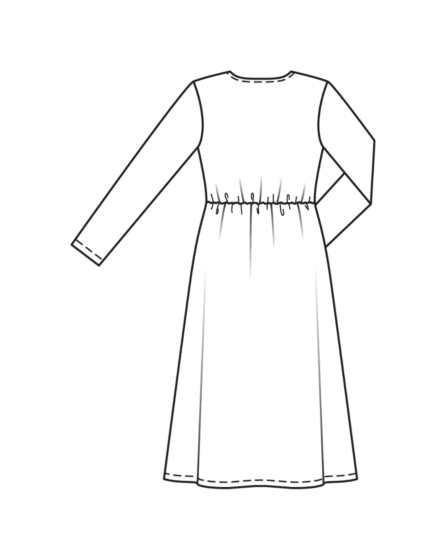 Robe en jersey n°127 | Burda Style 01/25 best of Burda Style 01/19
