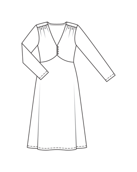 Robe en jersey n°127 | Burda Style 01/25 best of Burda Style 01/19