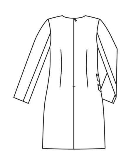 Robe en lainage n°107 | Burda Style 02/25