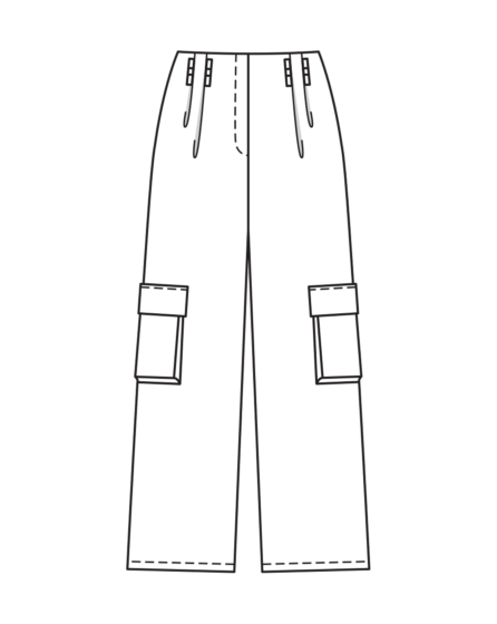 Pantalon en nylon n°115 | Burda Style 02/25
