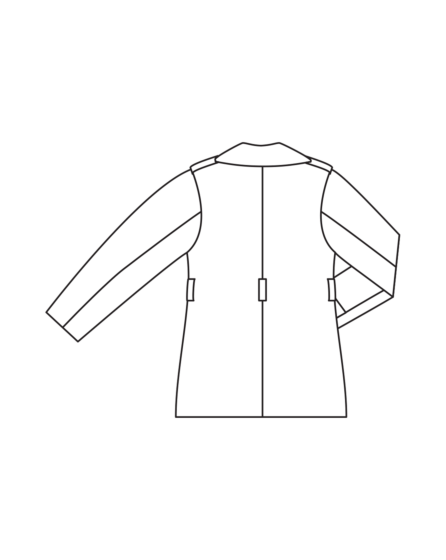 Trenchcoat en coton n°123 | Burda Style 02/25