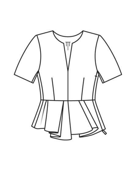 Chemisier en soie n°130 | Burda Style 02/25 best of Burda Style 08/13