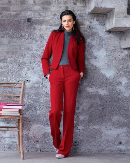 Blazer en whipcord n°132 | Burda Style 02/25 best of Burda Style 08/13