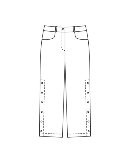Pantalon en twill  n°122 | Burda Style 03/25