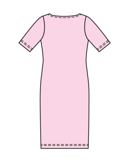 Robe en jersey n°101 | Burda Style 04/25