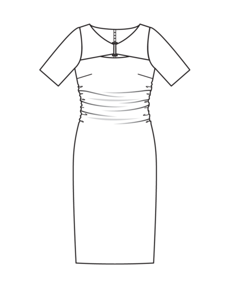 Robe en viscose n°110 | Burda Style 04/25