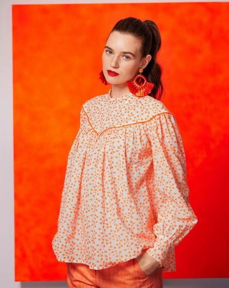 Blouse en tissu brodé n°114 | Burda Style 04/25