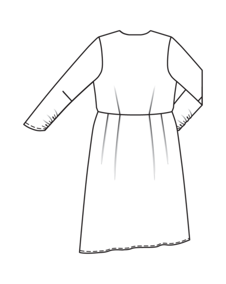 Robe en polyester n°123 | Burda Style 04/25