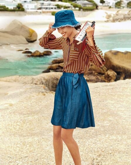 Jupe en coton n°129 | Burda Style 04/25 best of Burda Style 06/20