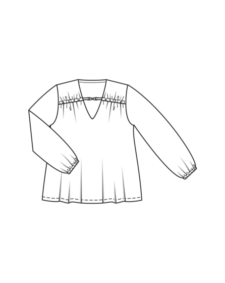 Blouse en viscose n°109 | Burda Style 05/25