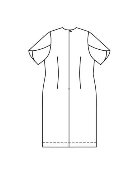 Robe en gabardine n°123 | Burda Style 05/25