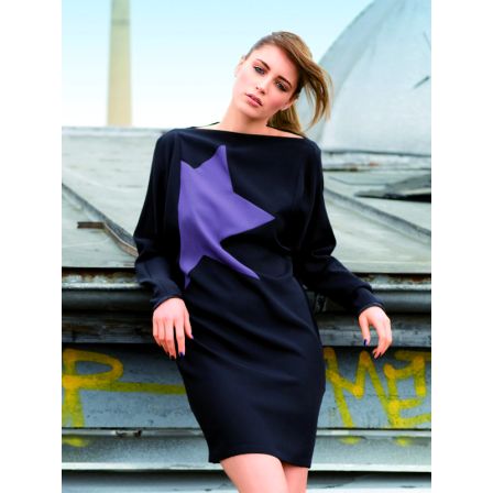 Robe croisée n°107 de Burda Style Septembre 2013