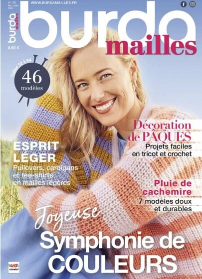 Burda Mailles n°26 | "Joyeuse symphonie de couleur"