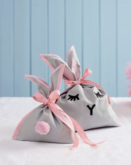Pochette cadeau lapin en coton | Burda Style 04/18