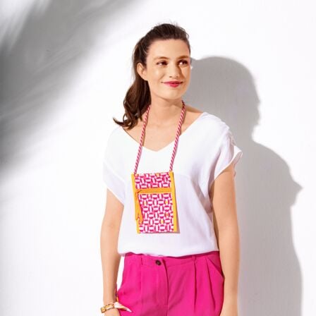 Porte-monnaie en Jacquard | Burda Style 07/22